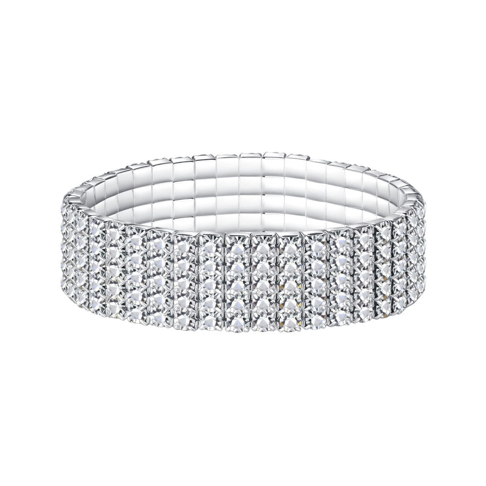 Fashion Crystal Stretch Shine Bracelets For Women