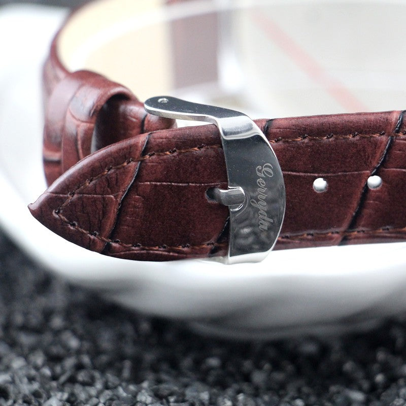 silver plating case fashion lover couple quartz watch