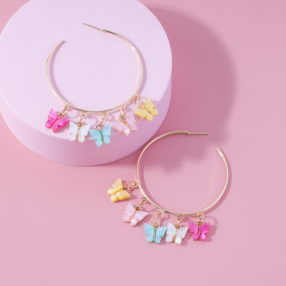 Cute Clavicle Chain Bohemian Butterfly  Set