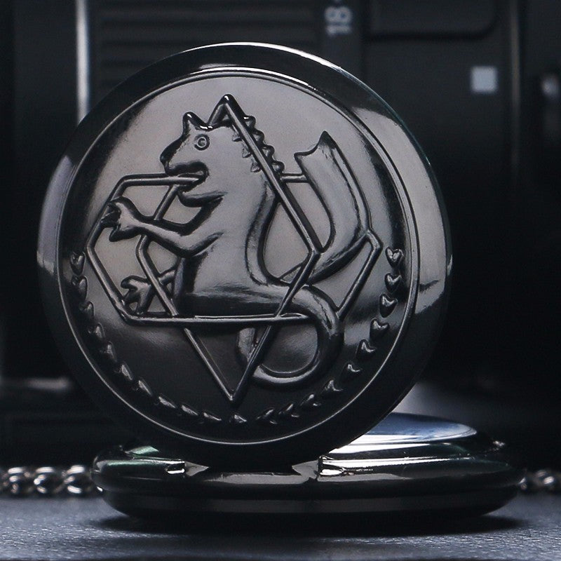 Vintage Fullmetal Alchemist Quartz Pocket Watch