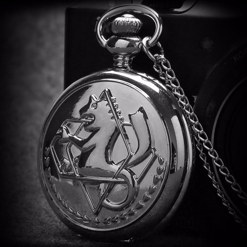 Vintage Fullmetal Alchemist Quartz Pocket Watch