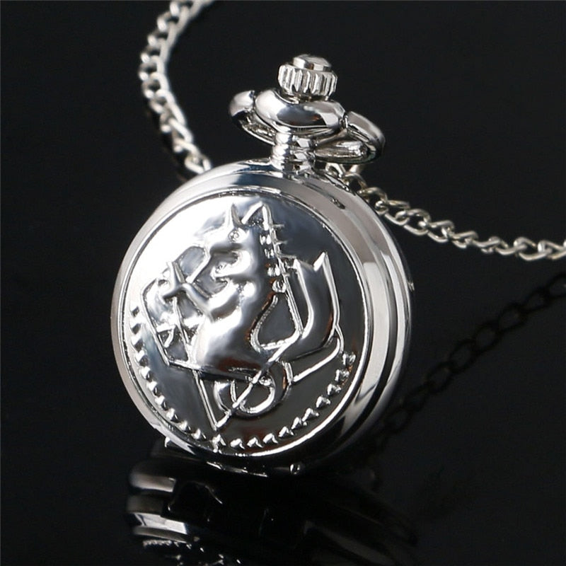 Vintage Fullmetal Alchemist Quartz Pocket Watch