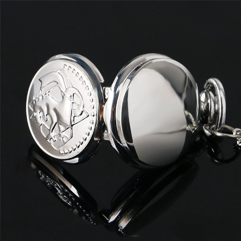 Vintage Fullmetal Alchemist Quartz Pocket Watch