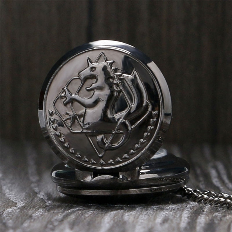 Vintage Fullmetal Alchemist Quartz Pocket Watch