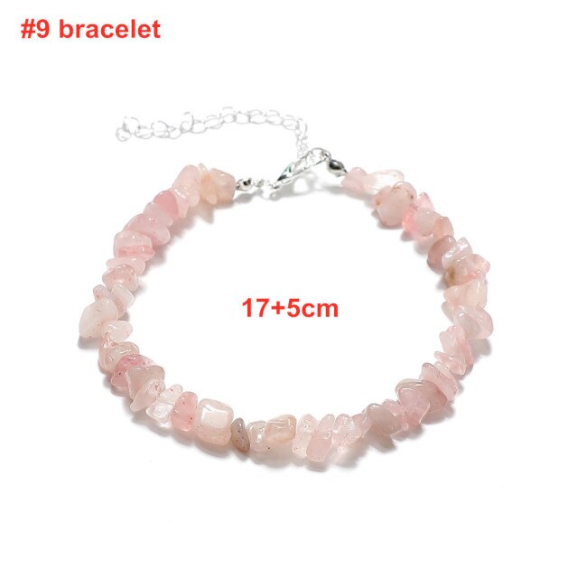 Bohemian Natural Stone Bead Choker Necklace