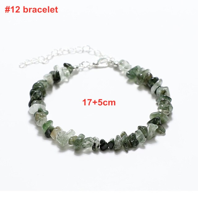 Bohemian Natural Stone Bead Choker Necklace