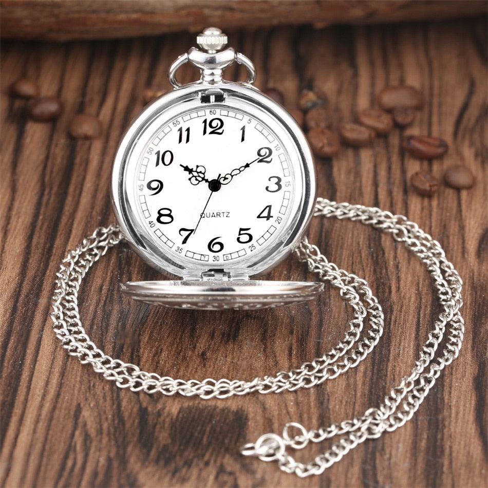 Gold King's Cross London 9 3/4 Platform Design Quartz Pocket Watch