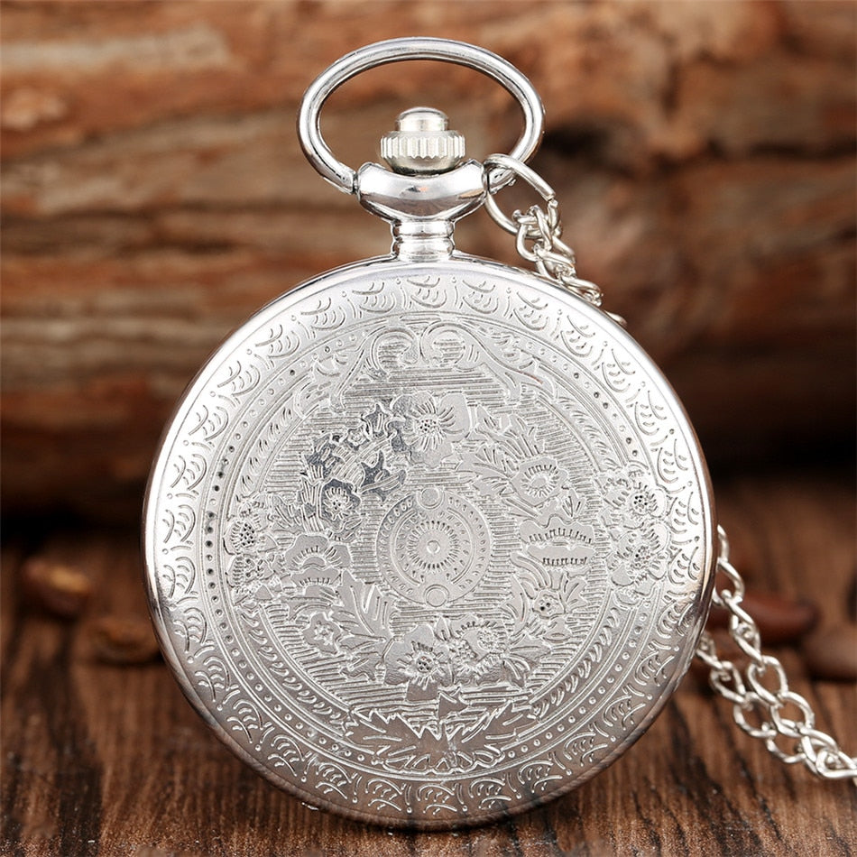 Gold King's Cross London 9 3/4 Platform Design Quartz Pocket Watch