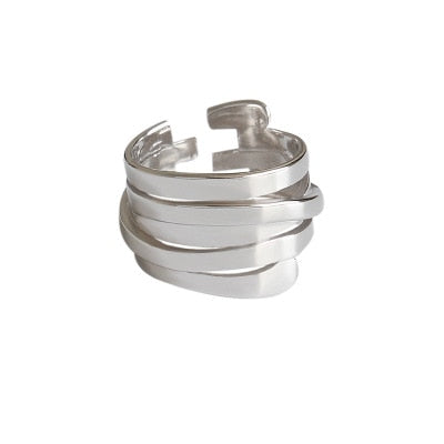 Cool Hollow Out - Twist Metal Ring