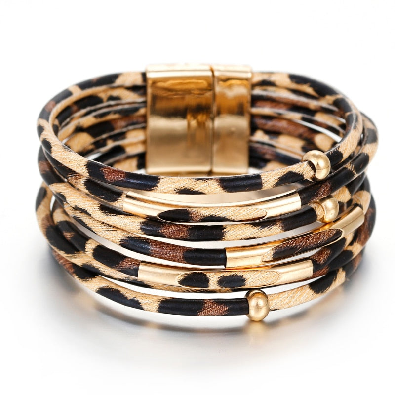 Fashion Elegant Multilayer Wide Wrap Bracelet