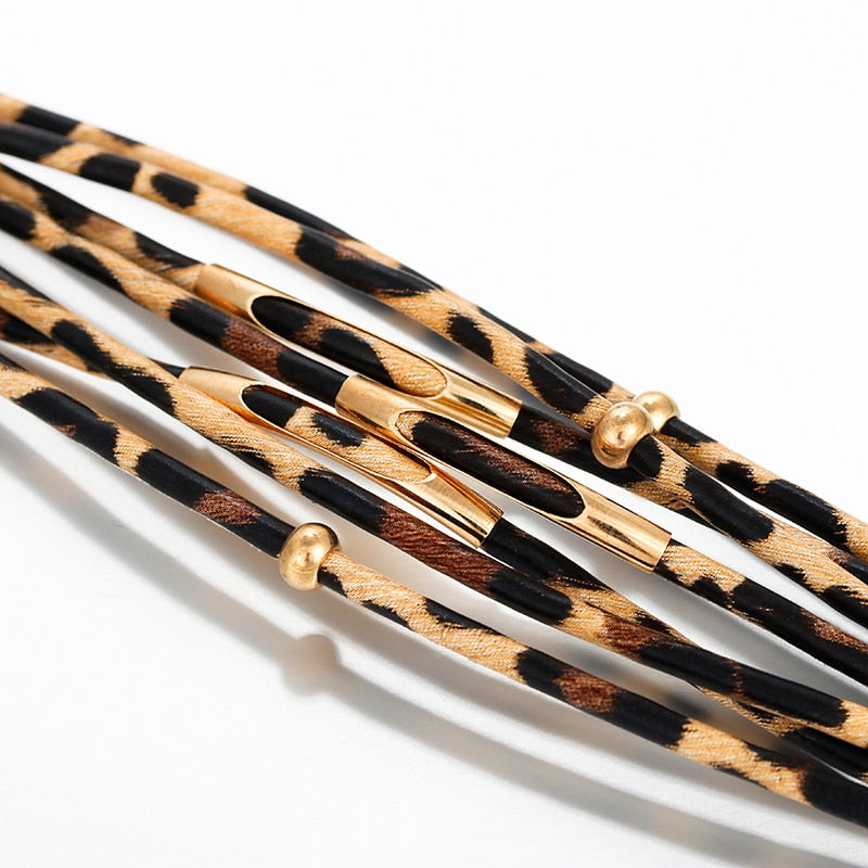 Fashion Elegant Multilayer Wide Wrap Bracelet