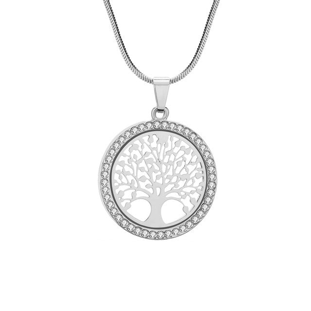 Tree Of Life Stones Crystal Jewelry Sets