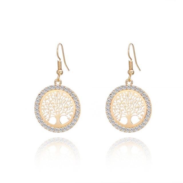 Tree Of Life Stones Crystal Jewelry Sets