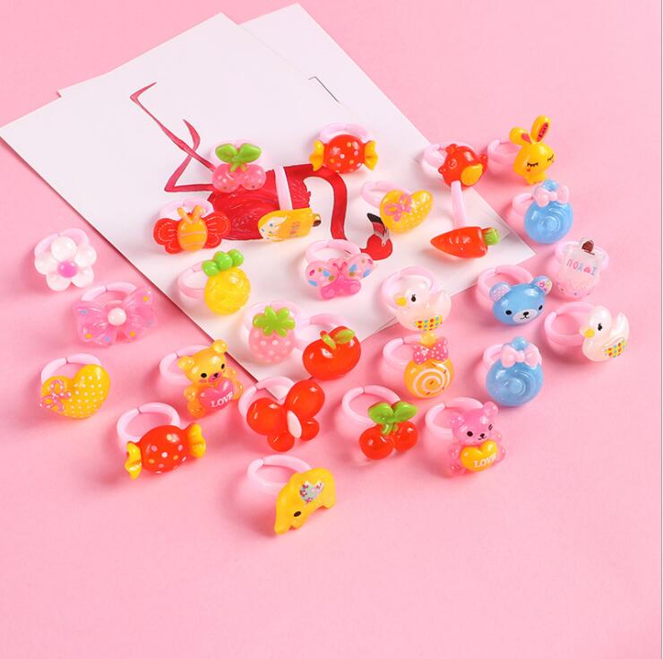 Children Jewelry Fashion Colored Multicolor Ring