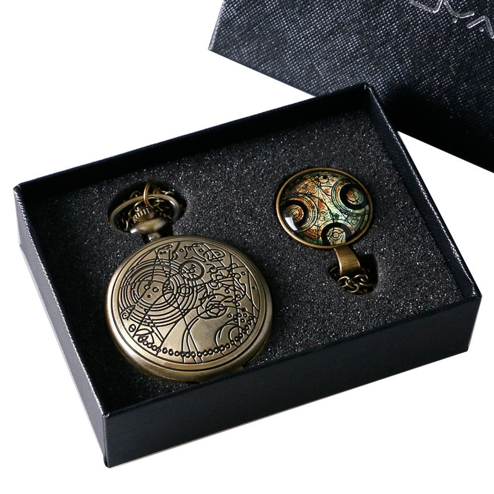 Bronze Color Theme Antique Pocket Watch