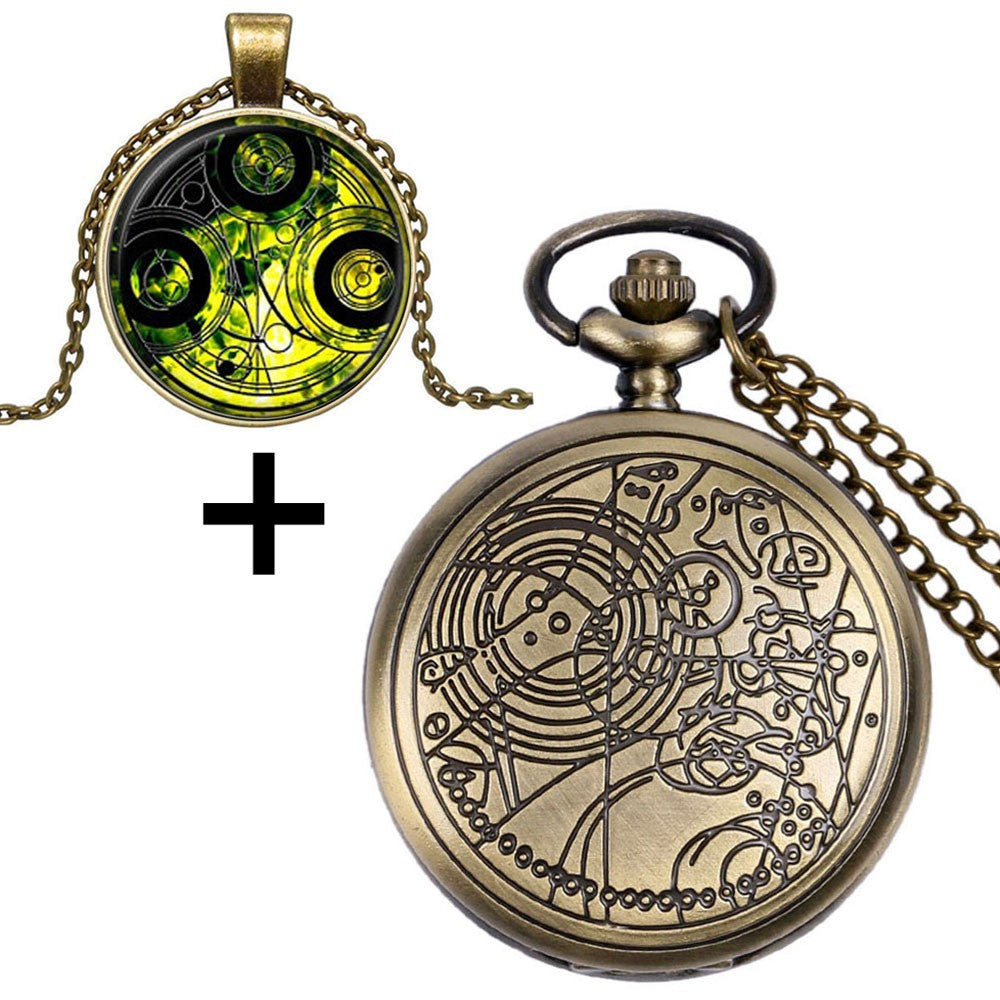 Bronze Color Theme Antique Pocket Watch