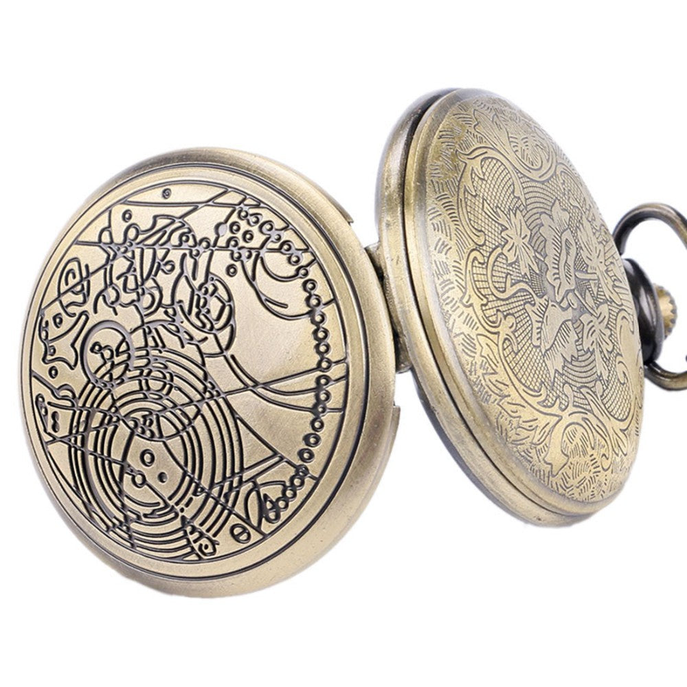 Bronze Color Theme Antique Pocket Watch