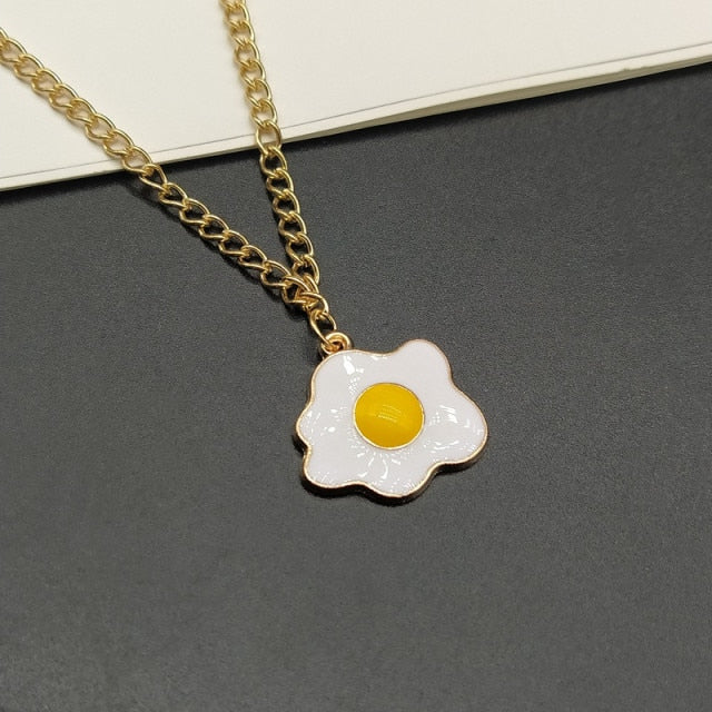 Fashion Sunflower Necklace for Women Pendant Necklace
