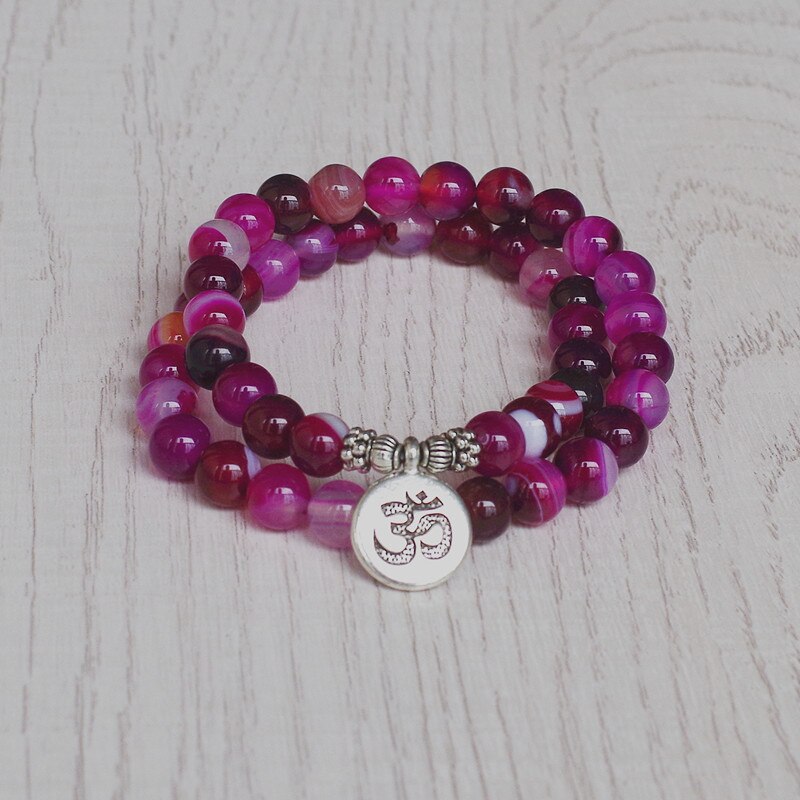Double Layer Strand Bracelet Yoga Chakra Prayer Mala Bracelet