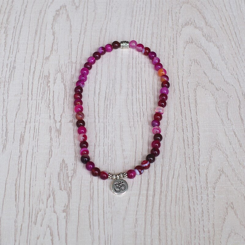 Double Layer Strand Bracelet Yoga Chakra Prayer Mala Bracelet