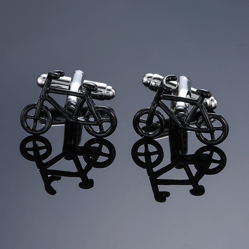 motorcycles bicycles racing cars cufflinks