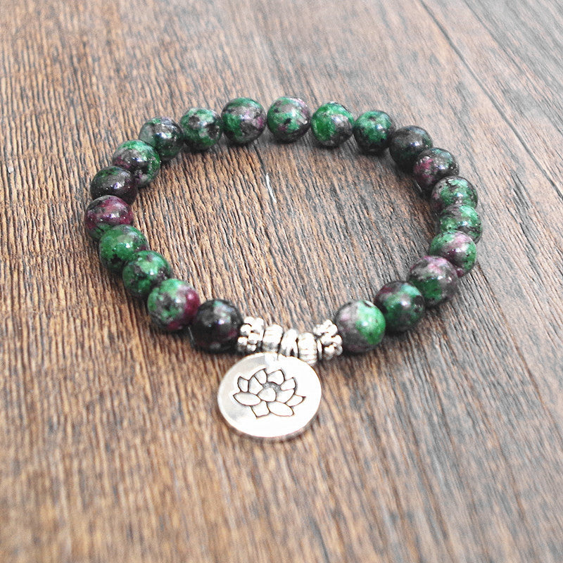 Natural Stone Yoga Chakra Mala Prayer Bracelets
