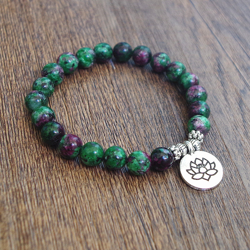 Natural Stone Yoga Chakra Mala Prayer Bracelets