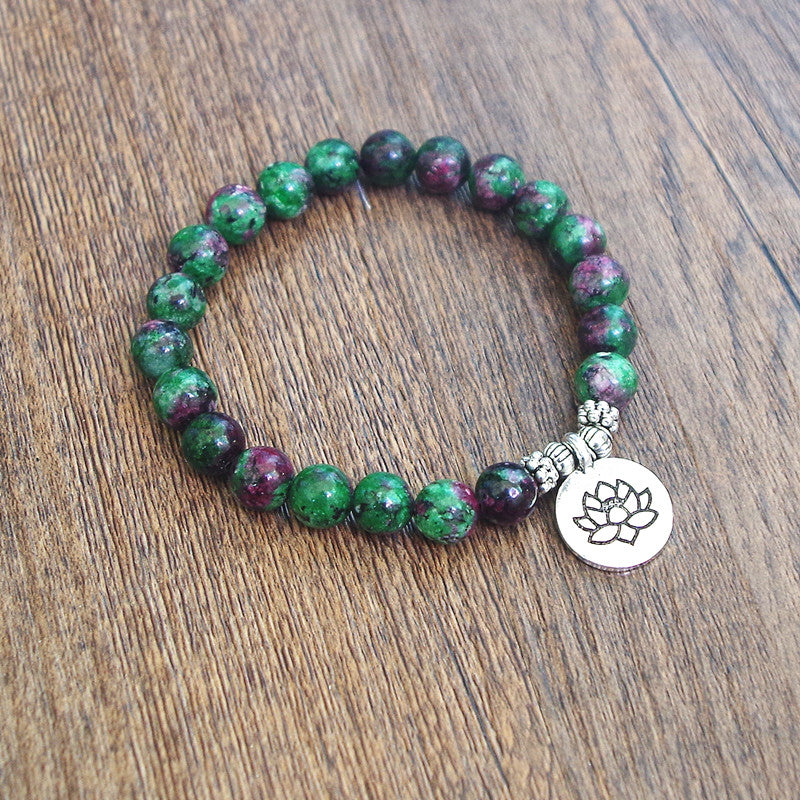 Natural Stone Yoga Chakra Mala Prayer Bracelets