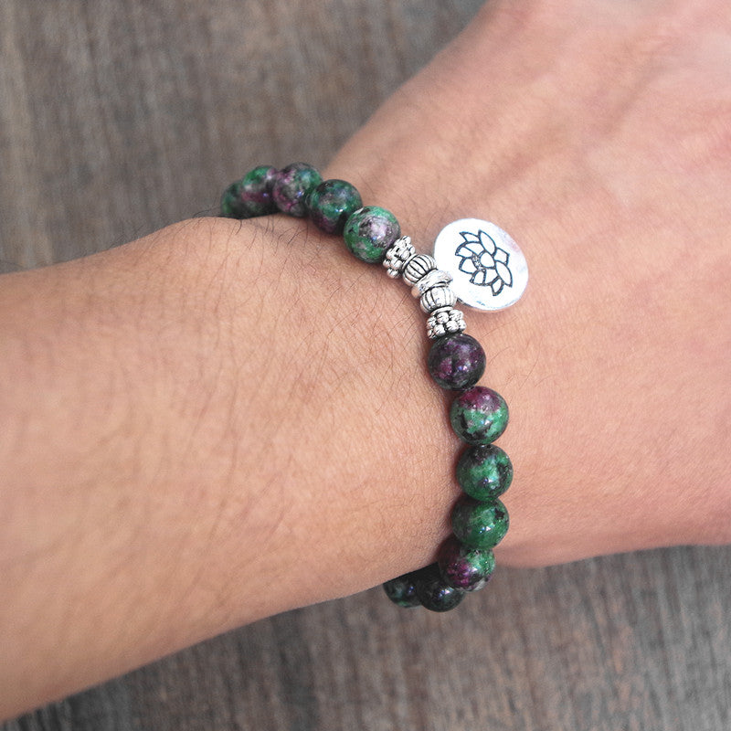 Natural Stone Yoga Chakra Mala Prayer Bracelets