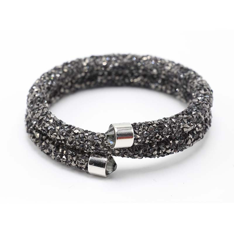 Exquisite Crystal  Rhinestones Cuff Multi-layer Bracelet