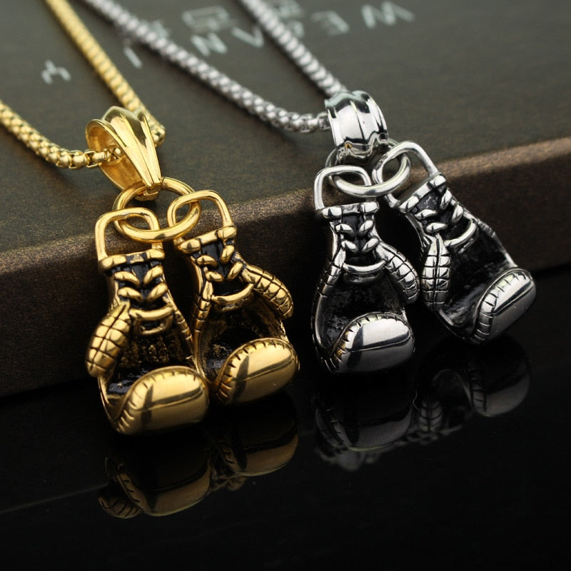 NEW Luxury Mini Boxing Glove Present&Necklace