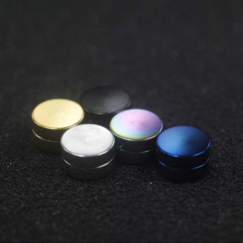 Circle Non Piercing 1PC Strong Magnet Magnetic Mens Ear Clip