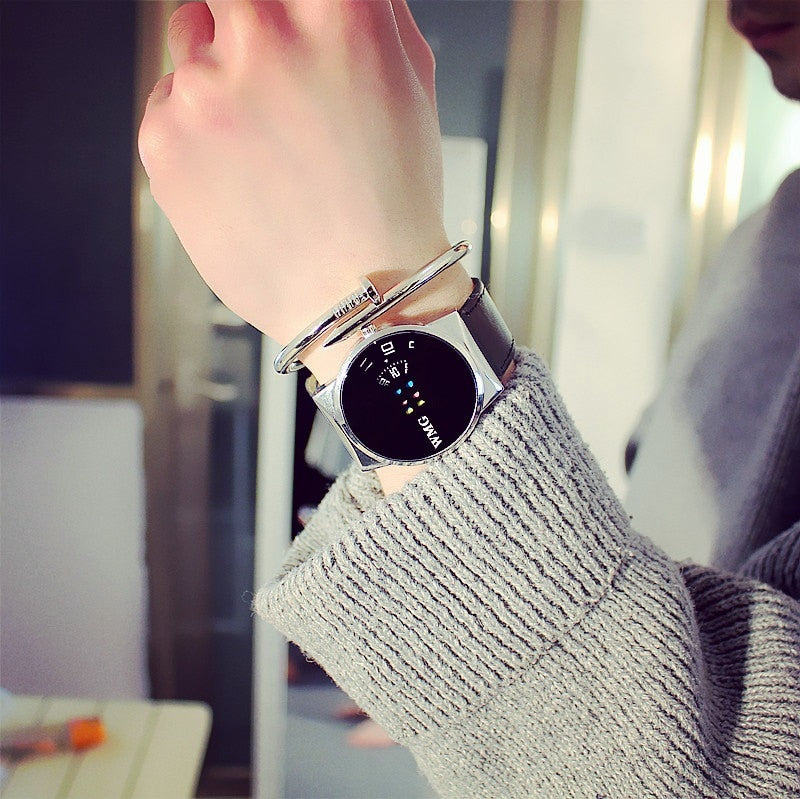 Couple Watch Leather Quartz Watch