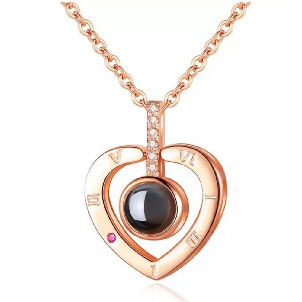 100 Language I Love You Stainless Steel Pendant