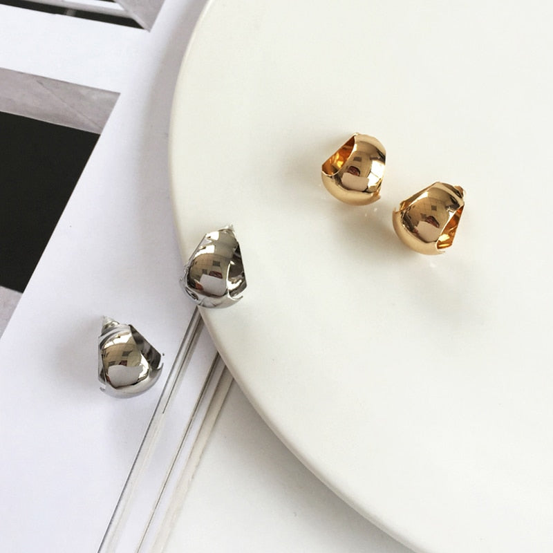 Minimalist Europe  punk female students ear studs