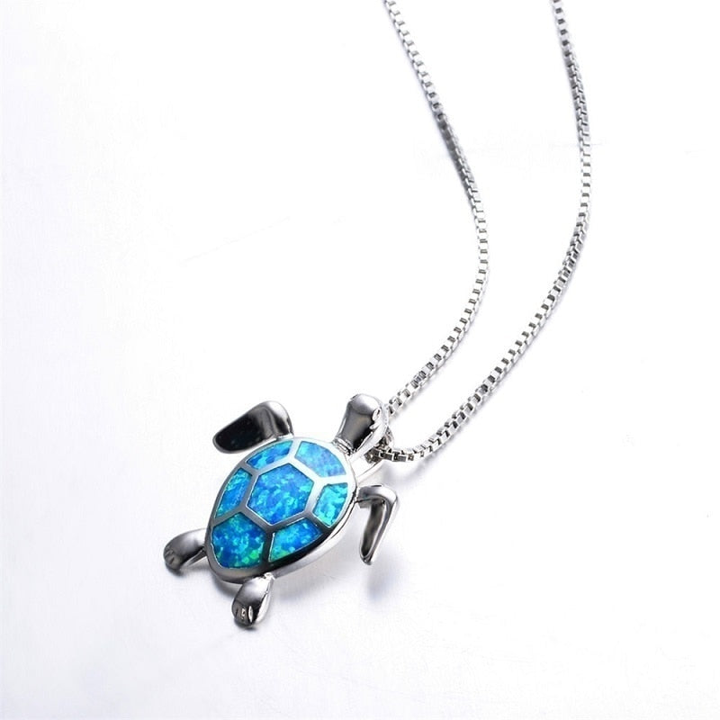 Fashion Cute Turtle Pendant Necklace  Set