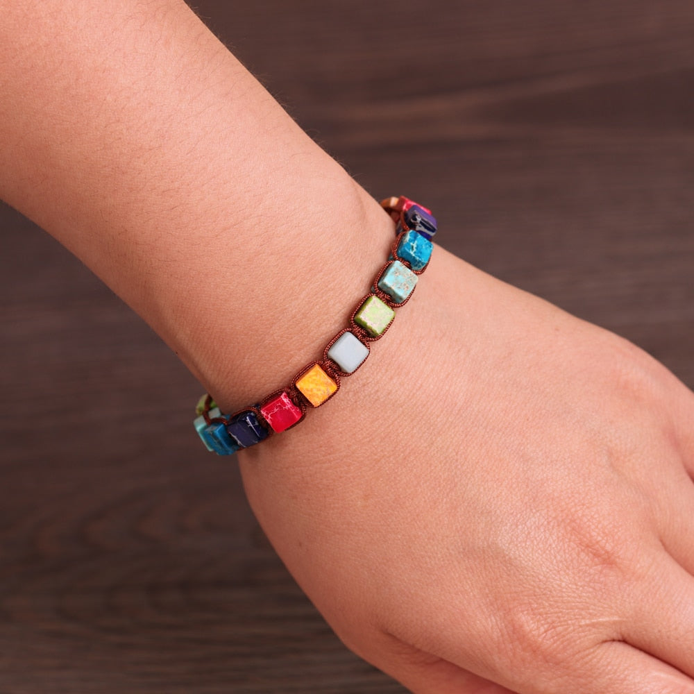 7 Chakra  Bracelet- Yoga Bracelet