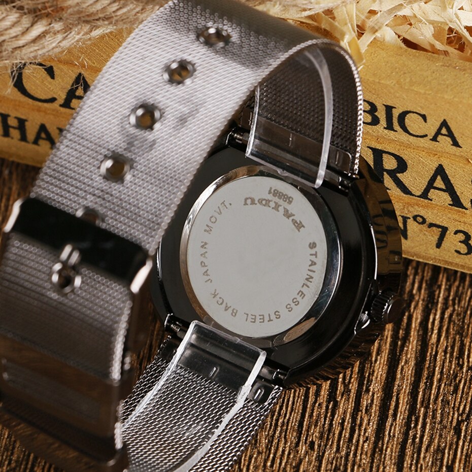 Turntable Numbers Dial Men Women Quartz Wrist Watch