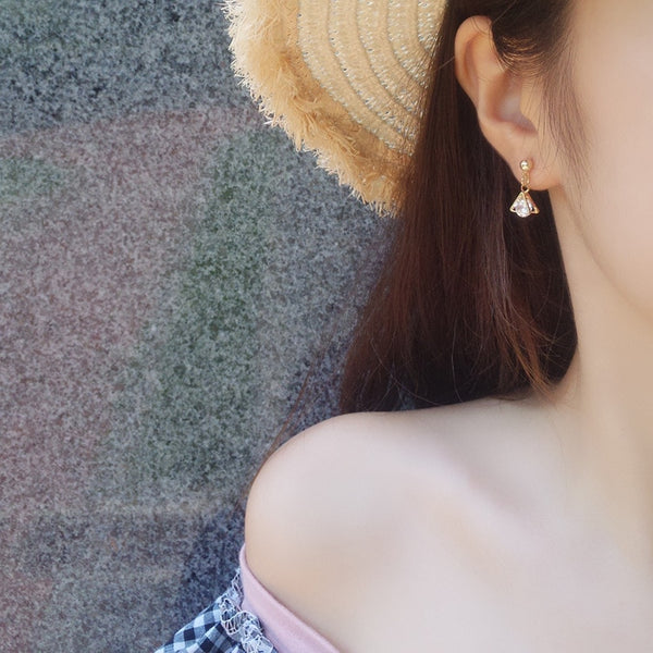 Pendientes de clip con forma de estrella y tornillo, sin perforaciones, para mujer