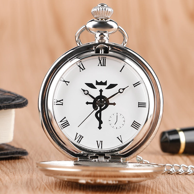 Antique Pocket Style Cartoon Fullmetal Alchemist Quartz Watch