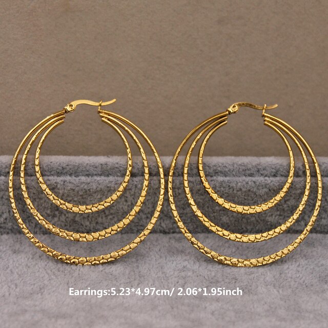 Trendy Large Hoop Earrings for Women