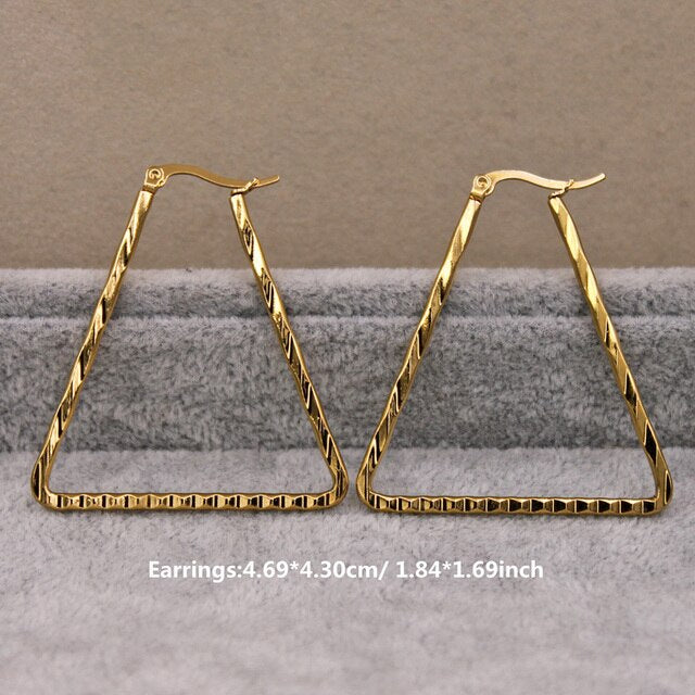 Trendy Large Hoop Earrings for Women