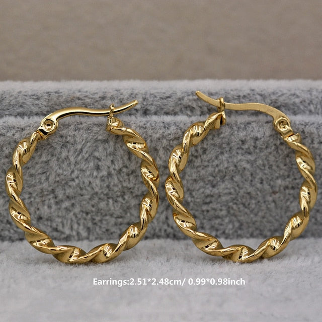 Trendy Large Hoop Earrings for Women