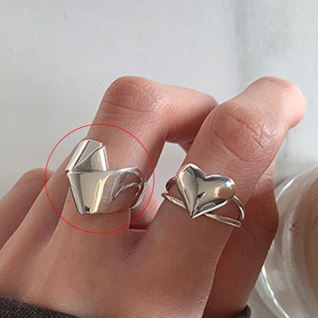 Cool Hollow Out - Twist Metal Ring