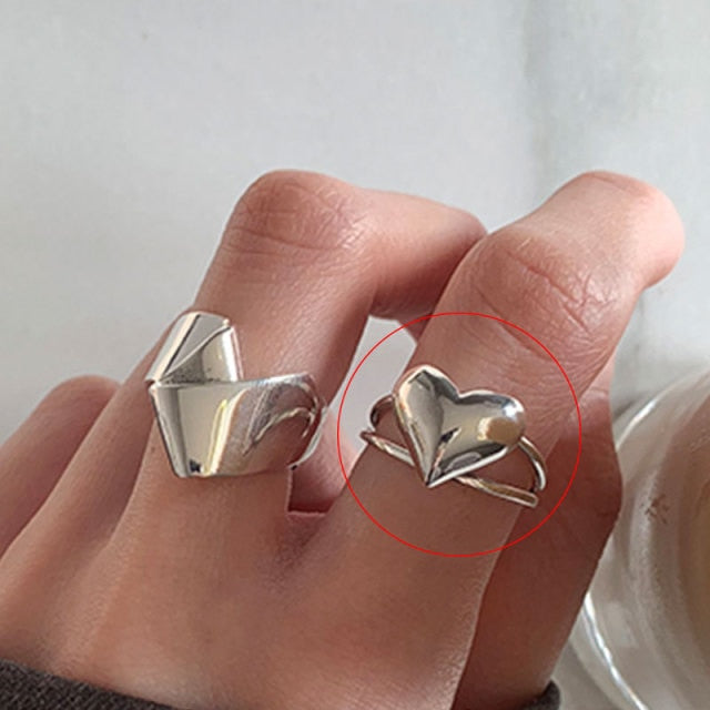 Cool Hollow Out - Twist Metal Ring