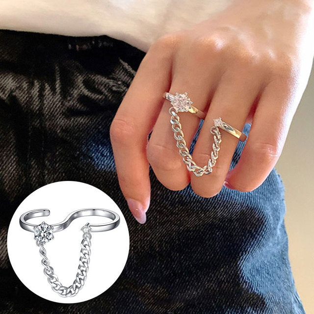 Cool Hollow Out - Twist Metal Ring