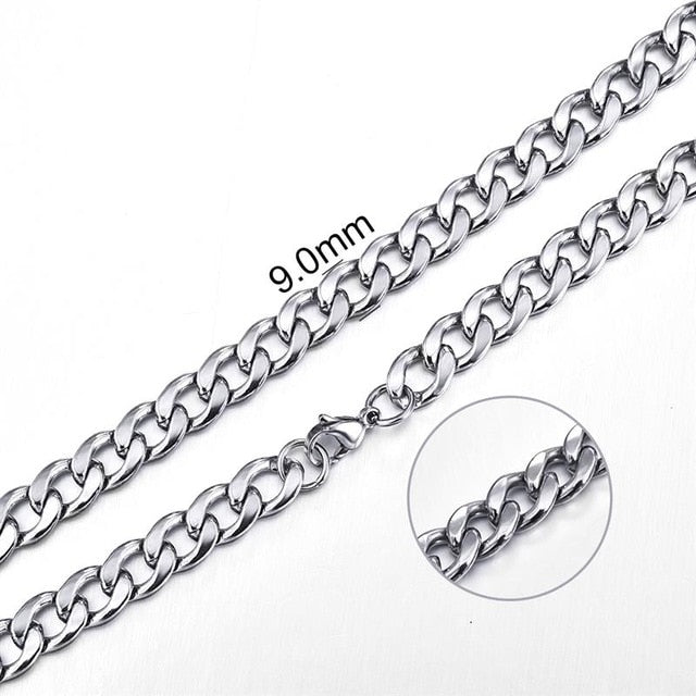 2mm-7mm Rope Chain Necklace