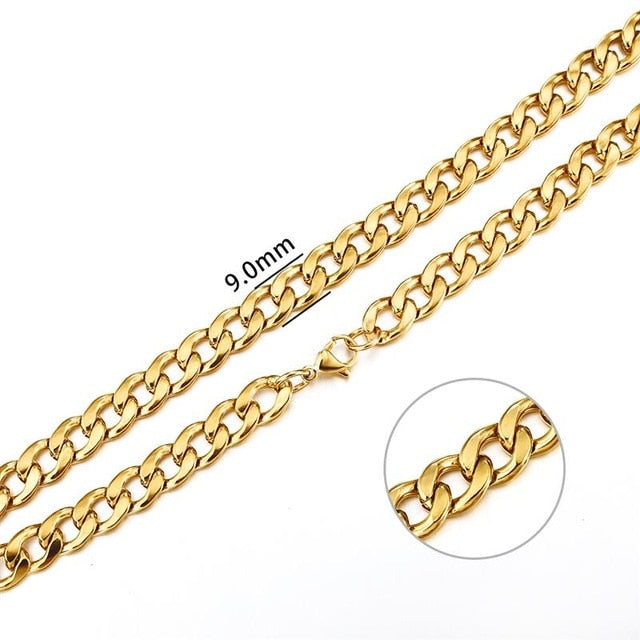 2mm-7mm Rope Chain Necklace
