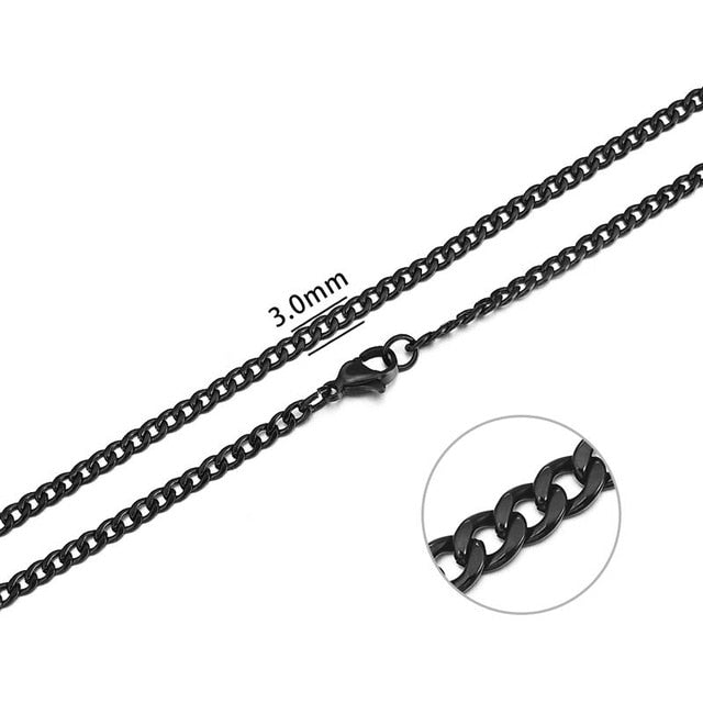 2mm-7mm Rope Chain Necklace