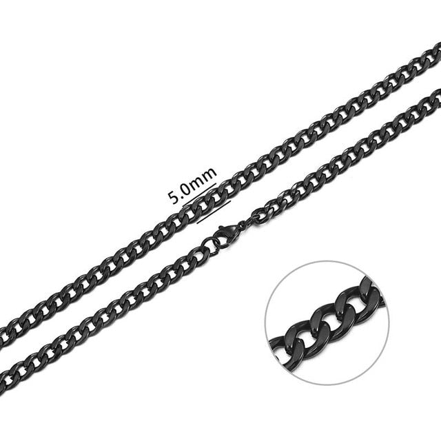 2mm-7mm Rope Chain Necklace
